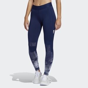 Adidas Team USA Volleyball Aeroready Leggings‎ Navy Ombre Stars Women's XL NWOT